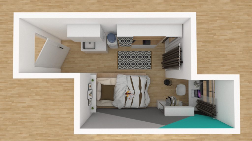 Desain Interior Rumah Minimalis - Kamar Tidur Minimalis