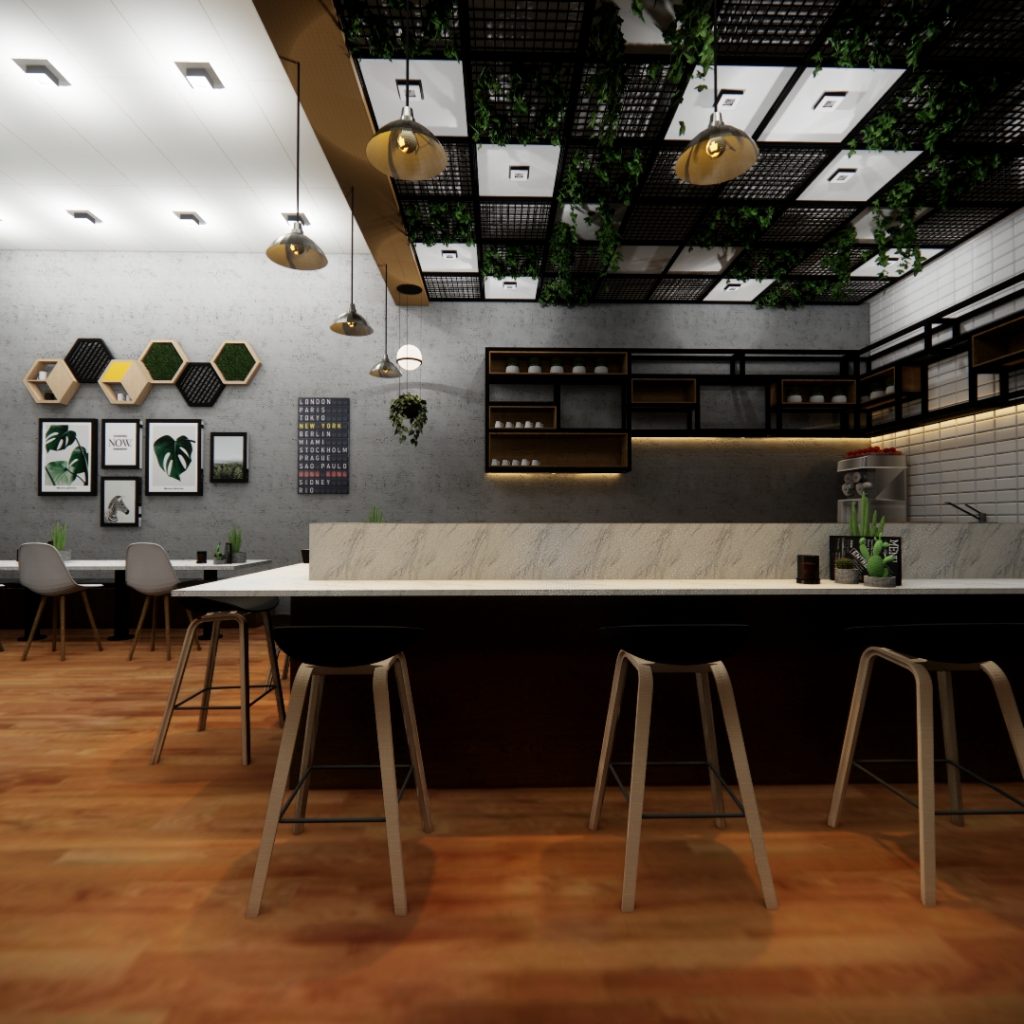 Desain Interior Cafe